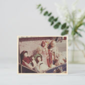 ヴィンテージ人形コレクションの写真 ポストカード (スタンド正面)