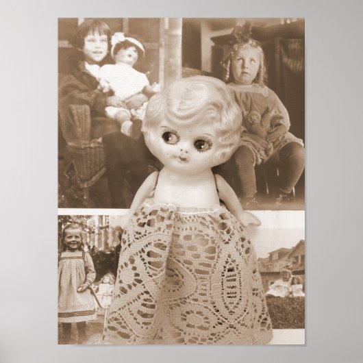ヴィンテージ人形 ポスター (正面)