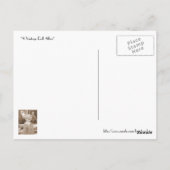 ヴィンテージ人形 ポストカード (裏面)