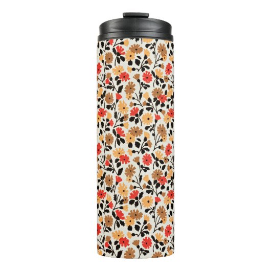 ヴィンテージ人気がある花柄 タンブラー (正面)