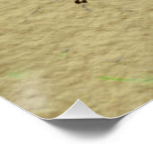 ヴィンテージ人蜂イラストレーションアンティーク ポスター (コーナー)