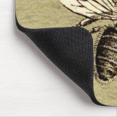 ヴィンテージ人蜂イラストレーションアンティーク マウスパッド (コーナー)