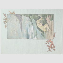 ヴィンテージ人魚が海の下で夢を見るパーティーV2 薄葉紙