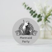 ヴィンテージ人魚と貝殻 (スタンド正面)