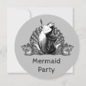 ヴィンテージ人魚と貝殻 (正面)