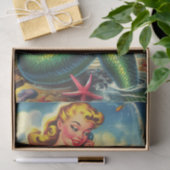 ヴィンテージ人魚のピン留め 薄葉紙 (ギフト)