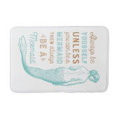 ヴィンテージ人魚バスマット バスマット (正面)