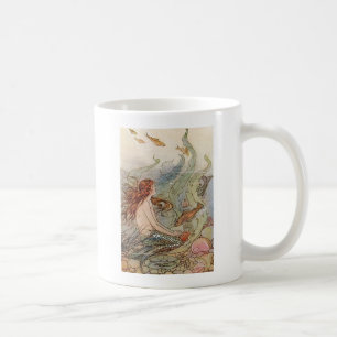 ヴィンテージ人魚 コーヒーマグカップ