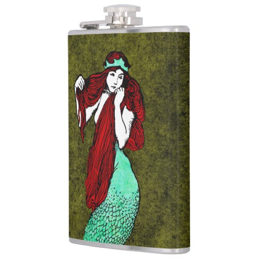 ヴィンテージ人魚 フラスク (左)