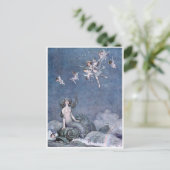 ヴィンテージ人魚 ポストカード (スタンド正面)