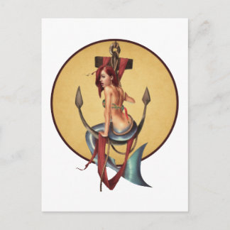 ヴィンテージ人魚 ポストカード