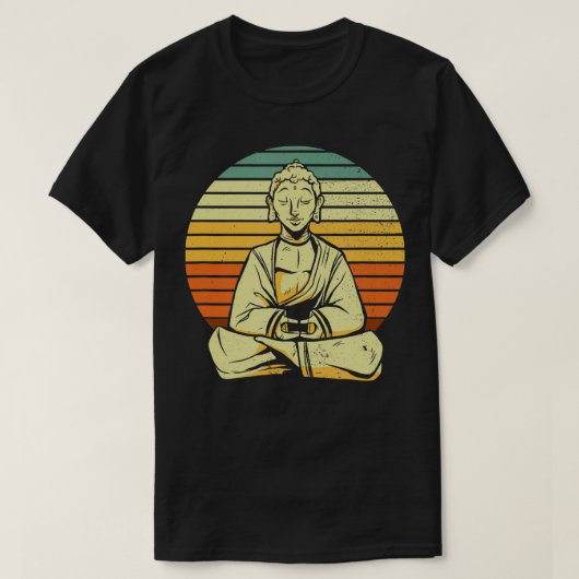 ヴィンテージ仏仏禅洋画 Tシャツ (デザイン正面)
