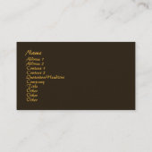 ヴィンテージ仏 名刺 (裏面)