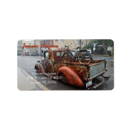 ヴィンテージ付きトラック/アリゾナ州ジェローム ラベル