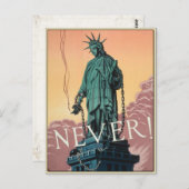 ヴィンテージ付きポストカードAmerican WWIIプロパガンダ ポストカード (正面/裏面)