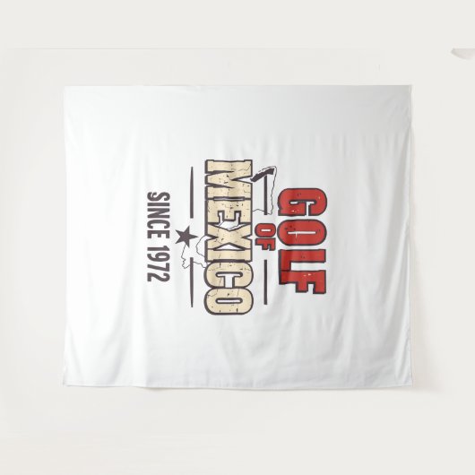 ヴィンテージ付きメキシコパロディ タペストリー (正面(横))