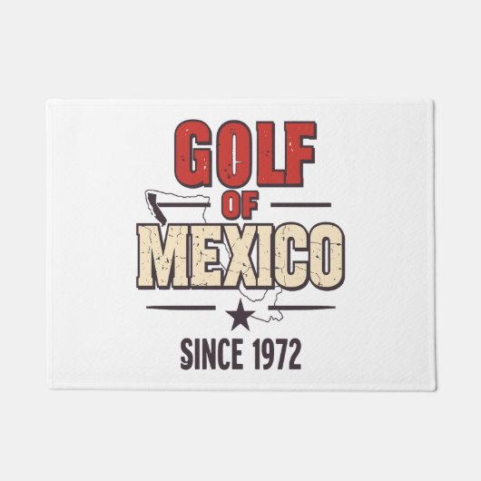 ヴィンテージ付きメキシコパロディ ドアマット (正面)