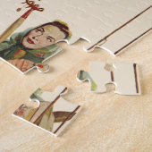 ヴィンテージ付き夫婦 ジグソーパズル (側面)