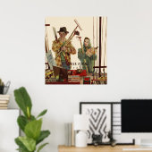 ヴィンテージ付き夫婦 ポスター (ホームオフィス)