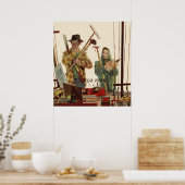 ヴィンテージ付き夫婦 ポスター (キッチン)