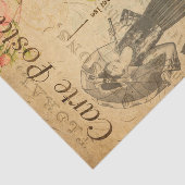 ヴィンテージ付き女性ファッションフランスの 薄葉紙 (詳細)