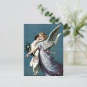 ヴィンテージ付き守護天使 ポストカード (スタンド正面)