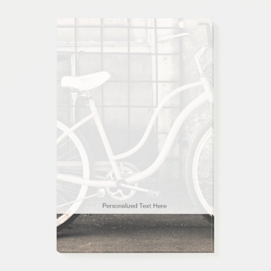 ヴィンテージ付き自転車 ポストイット (正面)