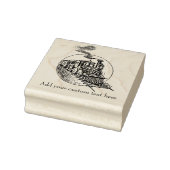 ヴィンテージ付き蒸気機関車列車 ラバースタンプ (スタンプ)