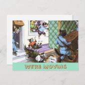 ヴィンテージ付き郵便はがき 案内ポストカード (正面/裏面)