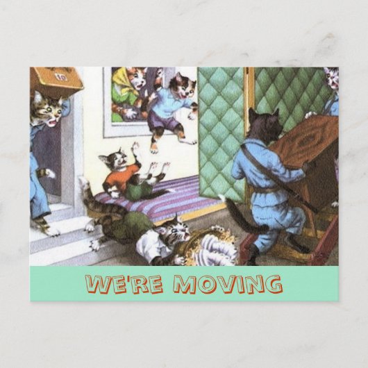 ヴィンテージ付き郵便はがき 案内ポストカード (正面)