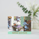 ヴィンテージ付き郵便はがき 案内ポストカード (スタンド正面)