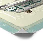 ヴィンテージ付き鏡 ポスター (角)