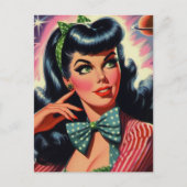 ヴィンテージ代替ピンアップ ポストカード (正面)