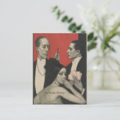 ヴィンテージ以外の誕生日アートの人 ポストカード (スタンド正面)