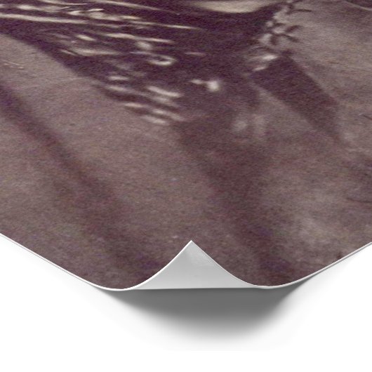 ヴィンテージ仮面の女が君を見て ポスター (角)