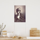 ヴィンテージ仮面の女が君を見て ポスター (キッチン)