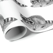 ヴィンテージ仮面ラクーン ラッピングペーパー (ロールコーナー)