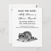 ヴィンテージ仮面ラクーン 案内ポストカード (正面/裏面)