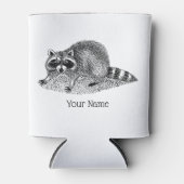 ヴィンテージ仮面ラクーン 缶クーラー (正面)