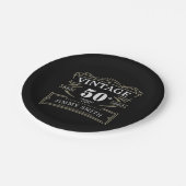 ヴィンテージ任意の年齢の素朴テーマ ペーパープレート (アングル)