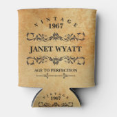 ヴィンテージ任意の年齢誕生日 缶クーラー (正面)