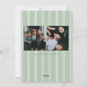 ヴィンテージ休日の写真カード印刷またはデジタル シーズンカード (裏面)