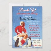 ヴィンテージ休日バチェロレッテ招待状 招待状 (正面)