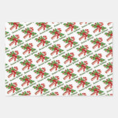 ヴィンテージ休日、マット19" x 29" ラッピングペーパーシート (正面2)