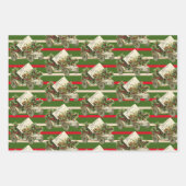 ヴィンテージ休日、マット19" x 29" ラッピングペーパーシート (正面)