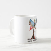 ヴィンテージ休暇スイス コーヒーマグカップ (正面左)