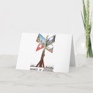 ヴィンテージ休暇スイス シーズンカード