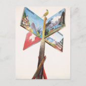 ヴィンテージ休暇スイス ポストカード (正面)