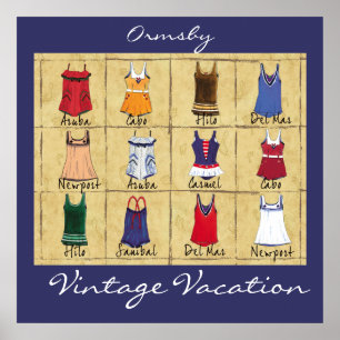 ヴィンテージ休暇 – ポスター