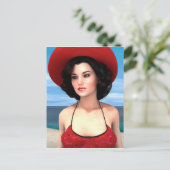 ヴィンテージ休暇 ポストカード (スタンド正面)